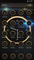 Luxury Clock CM Launcher Theme スクリーンショット 1