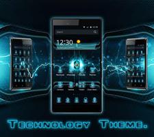 Technology 3D Theme plakat