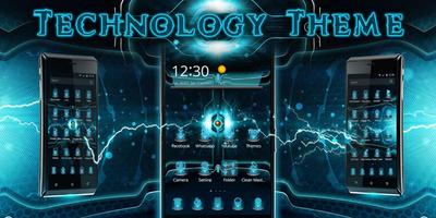 Technology CM Launcher theme اسکرین شاٹ 3