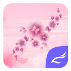 Розовые цветы тема иконка