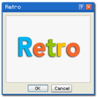 Retro icône