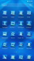 Blue glow Theme ภาพหน้าจอ 2