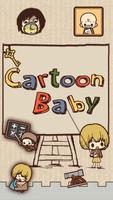 Cartoon Baby Plakat