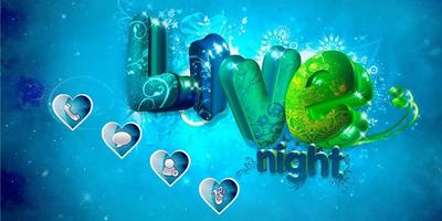 Poster Love Night Theme