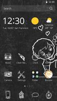 Pizarra blackboard amor Tema captura de pantalla 1