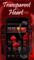 برنامه‌نما Red Love Heart Theme عکس از صفحه