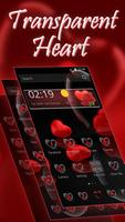 Rojo corazón tema captura de pantalla 2