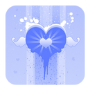 Blue Heart Theme APK