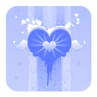 Blue Heart Theme icône