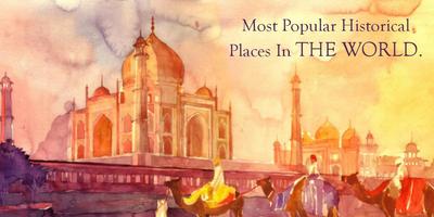 Taj Mahal Theme Affiche
