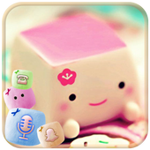 Marshmallow Candy Face Theme icon