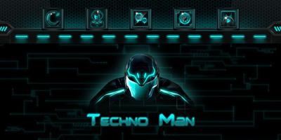 Techno Man Theme ポスター