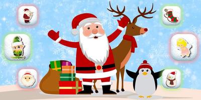 Santa Claus Christmas Theme 포스터