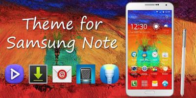 Thème pour Samsung Galaxy Note Affiche