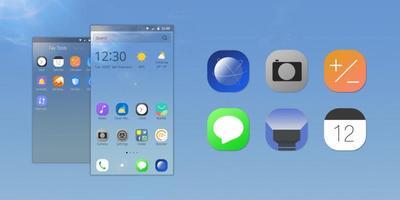 IOS7 موضوع الملصق