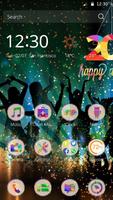 Happy New Year Theme syot layar 1