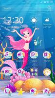 Happy Mermaid Theme ภาพหน้าจอ 1