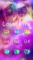 Love Fire Theme Affiche