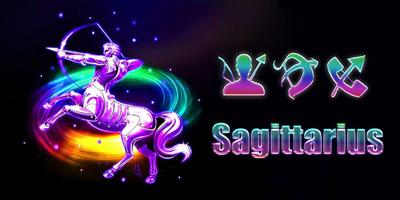 Sagittaire  (astrologie) thème Affiche