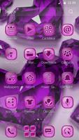 Purple Crystal Heart Theme screenshot 2