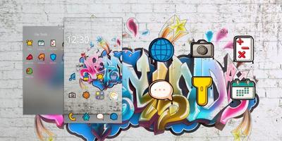 برنامه‌نما Graffiti Art Theme عکس از صفحه