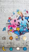 Graffiti Art Theme โปสเตอร์