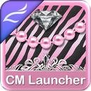 Luxury Pink CM Launcher APK