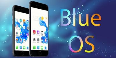 블루 IOS Phone6s 용 전화 테마 포스터