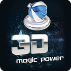 3D Magic Power Theme Zeichen