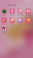 Cute Barbie Theme syot layar 1