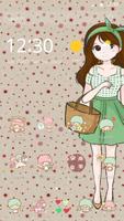 Cute Girl Theme اسکرین شاٹ 1