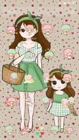 Cute Girl Theme syot layar 2