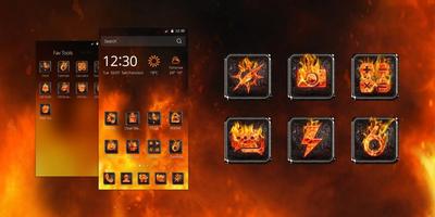 Fire CM Launcher Theme Plakat