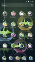 Glass Ball CM Launcher Theme capture d'écran 2