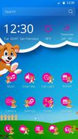 Puppy Love CM Launcher Theme 截圖 1