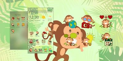 3 Schermata Jungle Monkey Theme