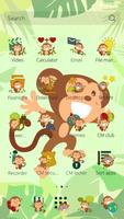 Jungle Monkey Theme स्क्रीनशॉट 1
