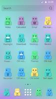 Cute Face Theme syot layar 2