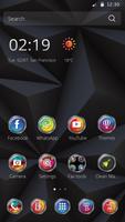 Black Colorful Prism Theme syot layar 1