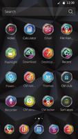 Black Colorful Prism Theme syot layar 2