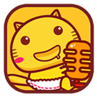 CM Theme-Cute yellow cat أيقونة
