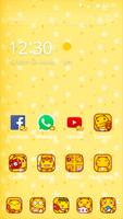 CM Theme-Cute yellow cat 海報