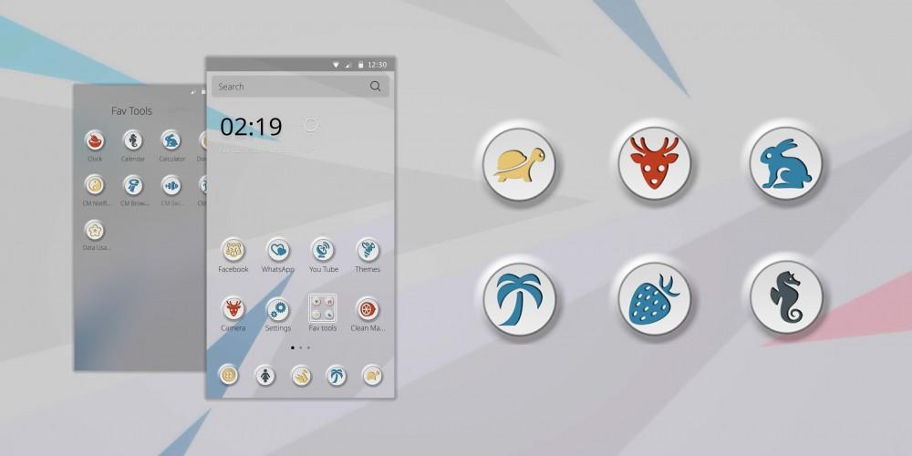 Серый android Серый android