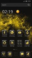 Black Energy Gold Tech Theme syot layar 1