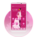 Rosa Amor Tema CM Launcher APK