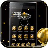 Icona Gold Theme black gold diamond