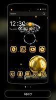 Gold Theme black gold diamond Ekran Görüntüsü 3