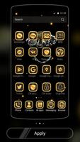 Gold Theme black gold diamond Screenshot 1