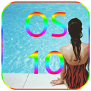 OS10 موضوع الصيف فتاة APK