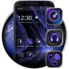 High Tech Black & Purple Theme icon
